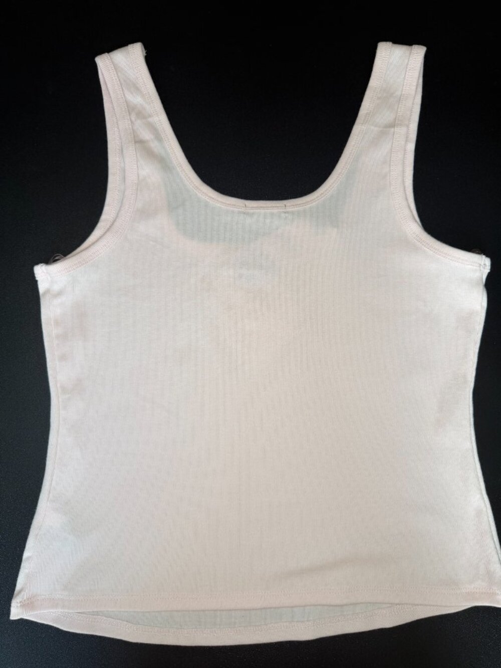 Wild Fable Pink Ribbed Tank Top with Beaded Flower - Picture 3 of 5